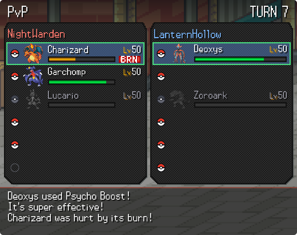 Halloween is here! Come join in on the fun and catch some costumed Pokémon!: Battles and menus