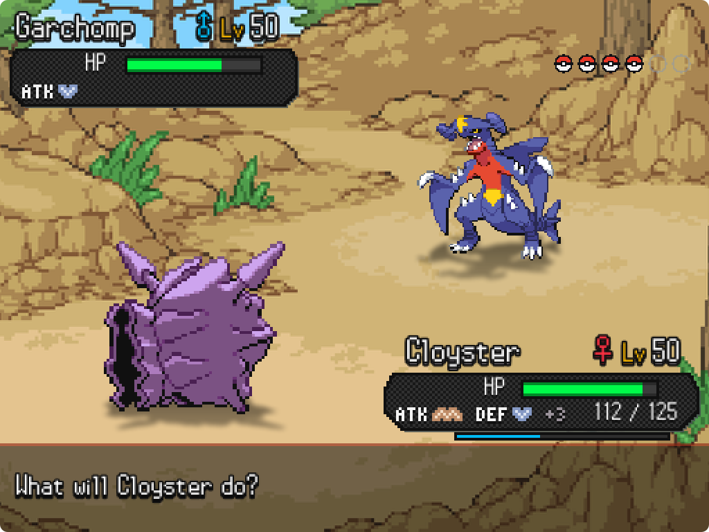 Halloween is here! Come join in on the fun and catch some costumed Pokémon!: Battles and menus