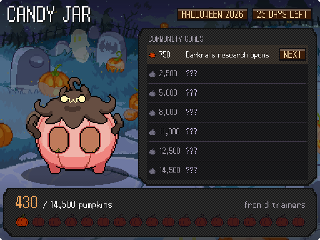 The Candy Jar and its community goals