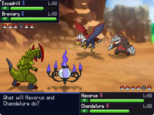 Unova arrives, and the Trainer Circuit Opens!: Doubles battles