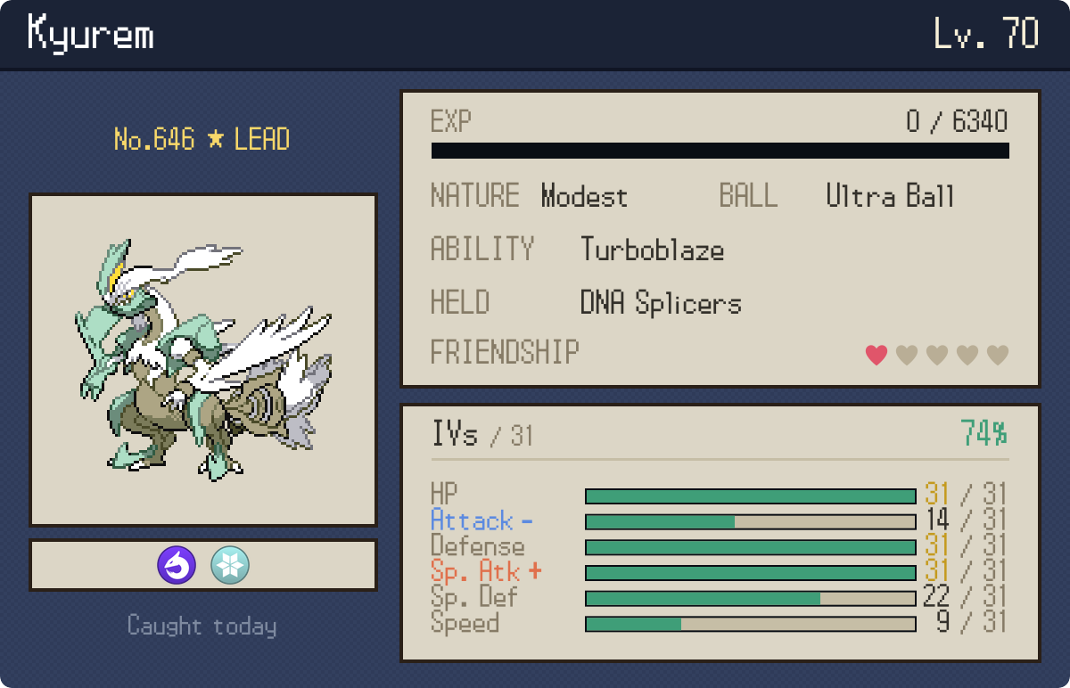 Unova arrives, and the Trainer Circuit Opens!: Kyurem fusion