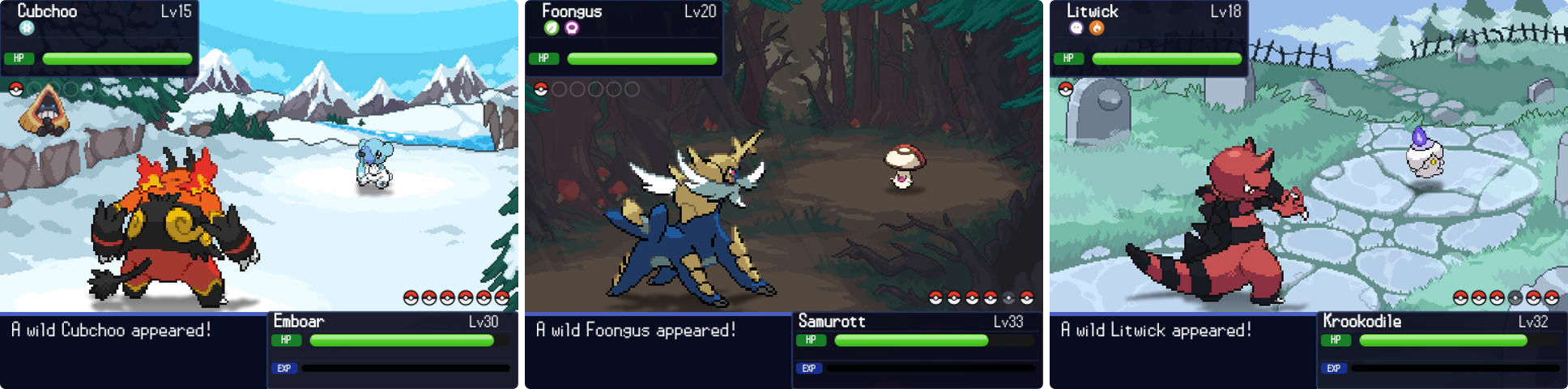 Unova arrives, and the Trainer Circuit Opens!: Some new battle scenes!